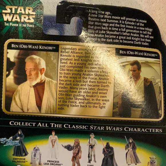 Hasbro 1998 Star Wars the power of the force been Obi-Wan Kenobi figure - Picture 5 of 5